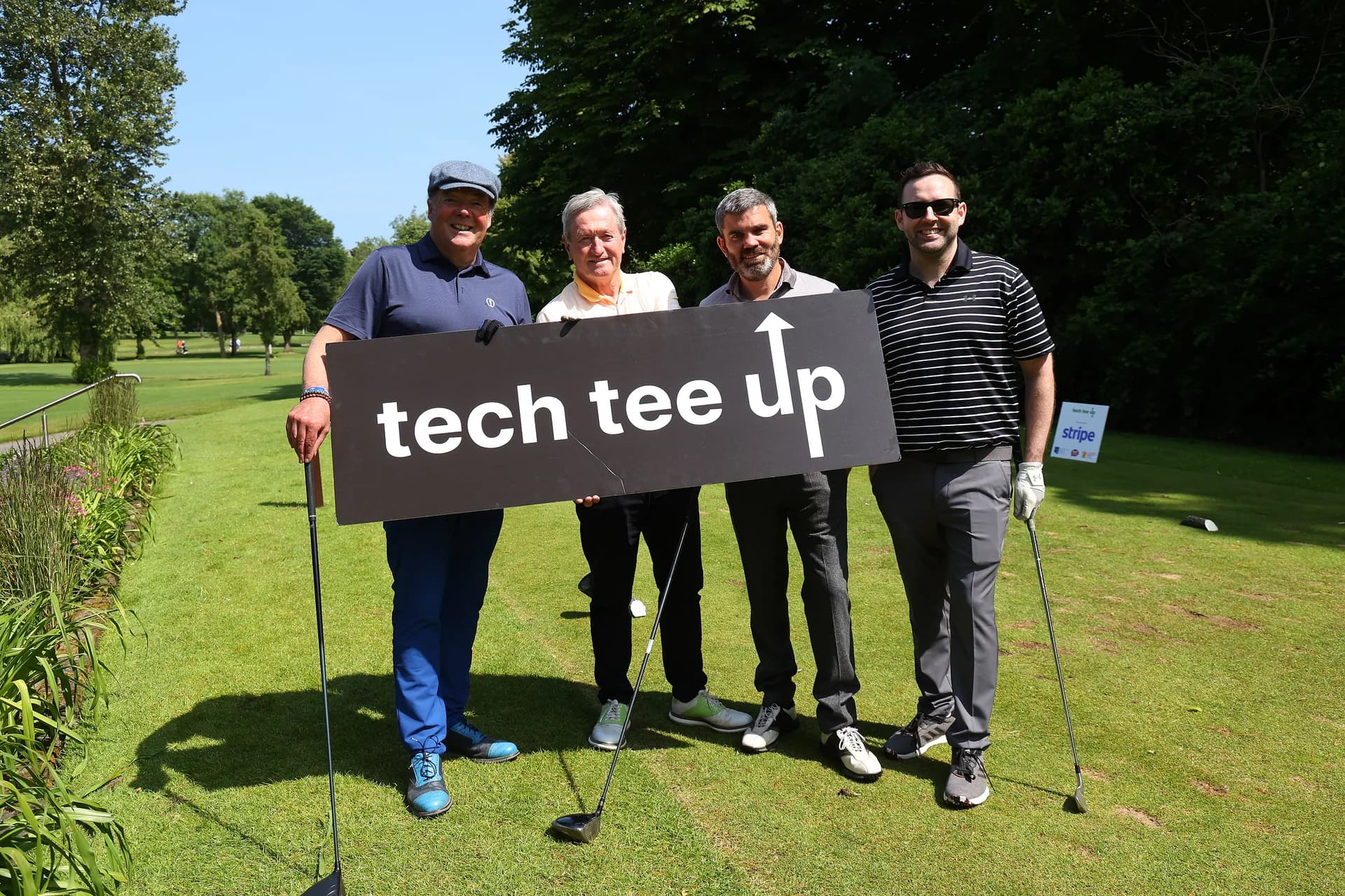 Tech Tee Up teams with sign
